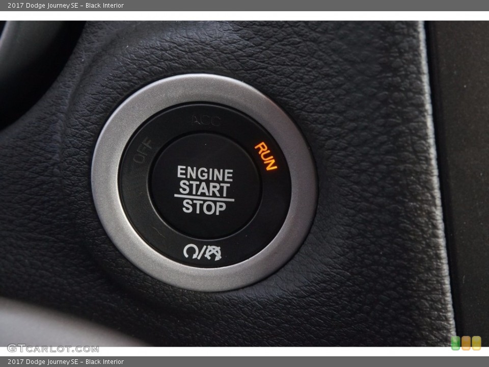 Black Interior Controls for the 2017 Dodge Journey SE #116898155