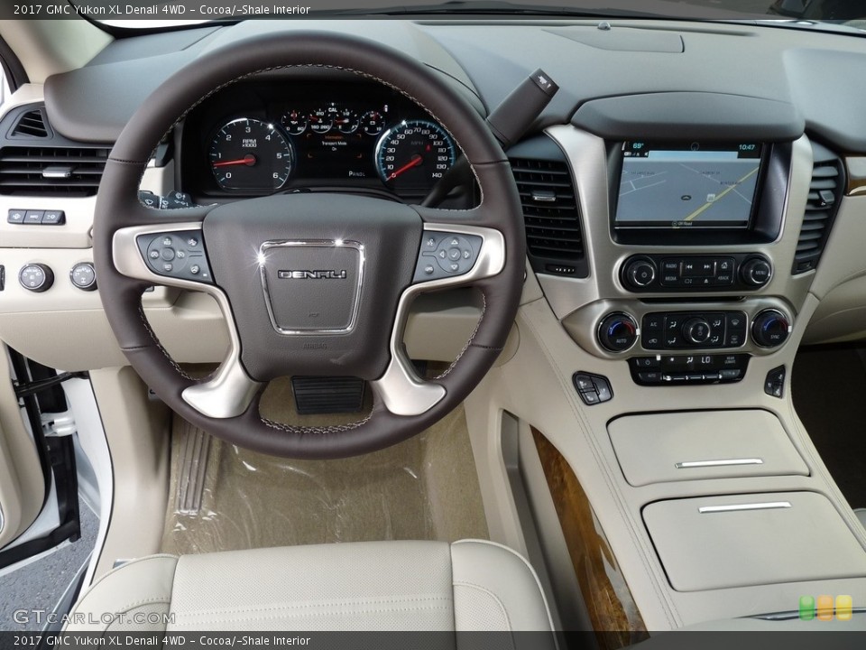 Cocoa/­Shale Interior Controls for the 2017 GMC Yukon XL Denali 4WD #116900660
