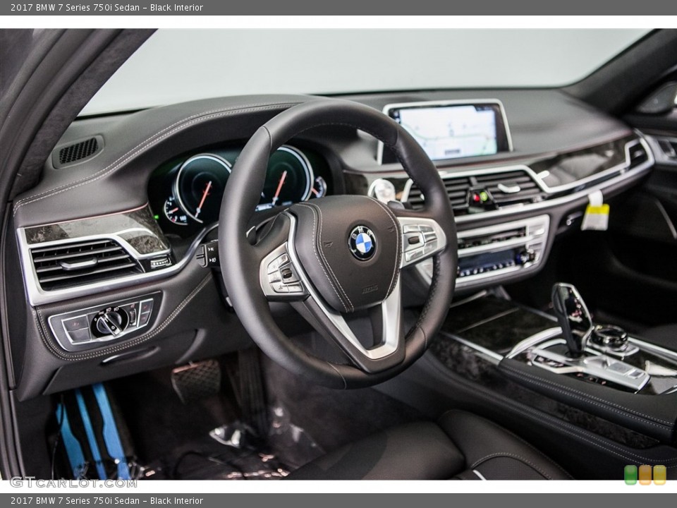 Black Interior Dashboard for the 2017 BMW 7 Series 750i Sedan #116901368