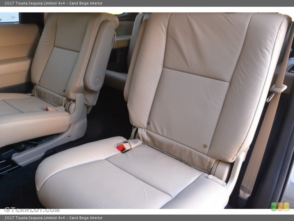 Sand Beige Interior Rear Seat for the 2017 Toyota Sequoia Limited 4x4 #116902877