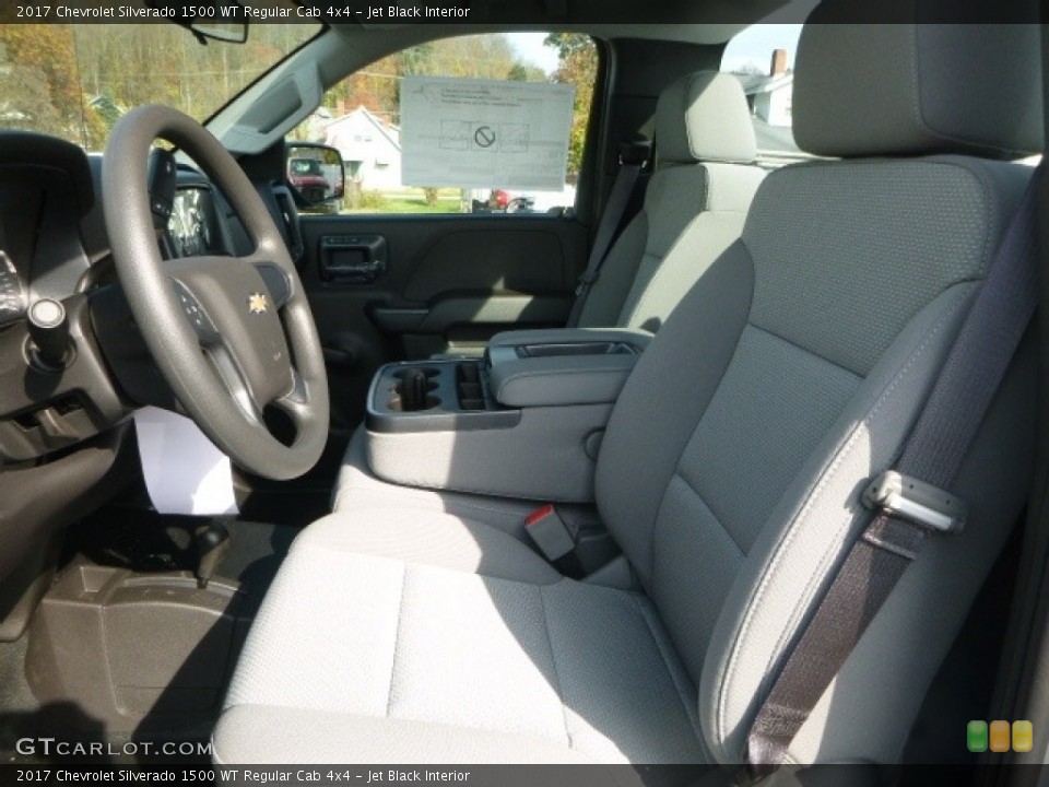Jet Black Interior Front Seat for the 2017 Chevrolet Silverado 1500 WT Regular Cab 4x4 #116903951