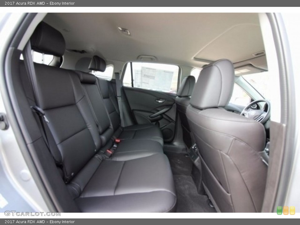 Ebony Interior Rear Seat for the 2017 Acura RDX AWD #116904869