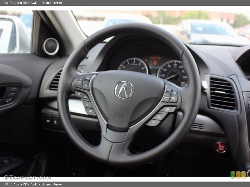 Ebony Interior Steering Wheel for the 2017 Acura RDX AWD #116904989