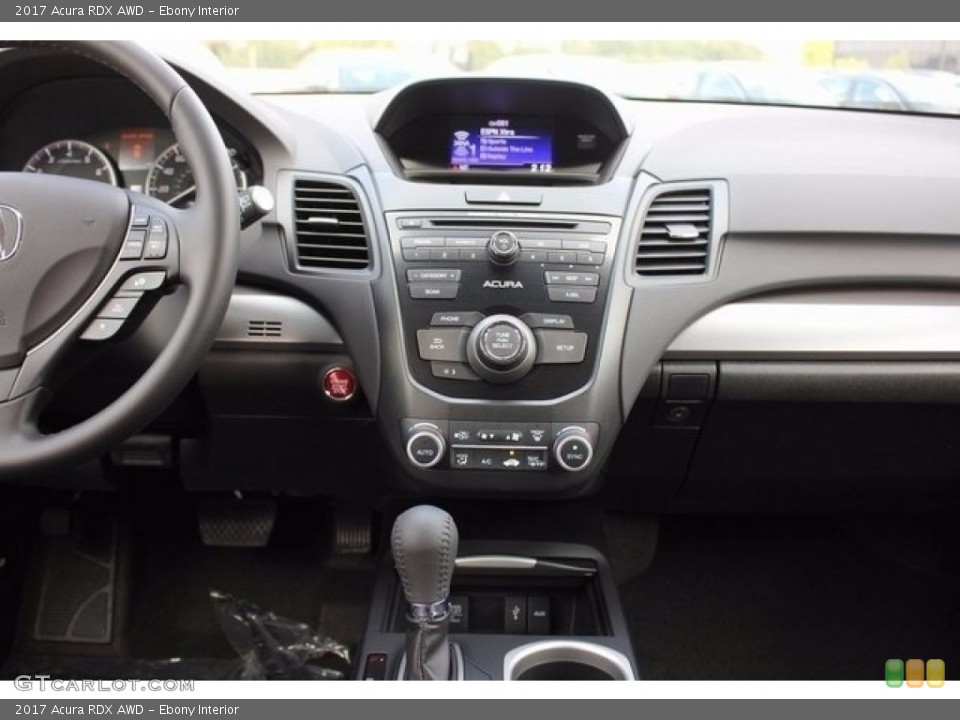 Ebony Interior Dashboard for the 2017 Acura RDX AWD #116905010