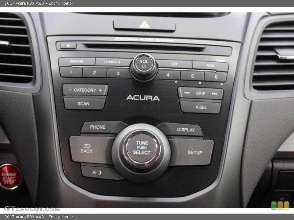 Ebony Interior Controls for the 2017 Acura RDX AWD #116905061