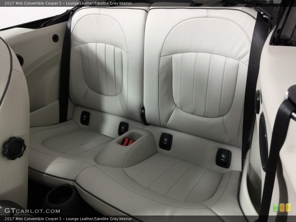 Lounge Leather/Satellite Grey Interior Rear Seat for the 2017 Mini Convertible Cooper S #116905226