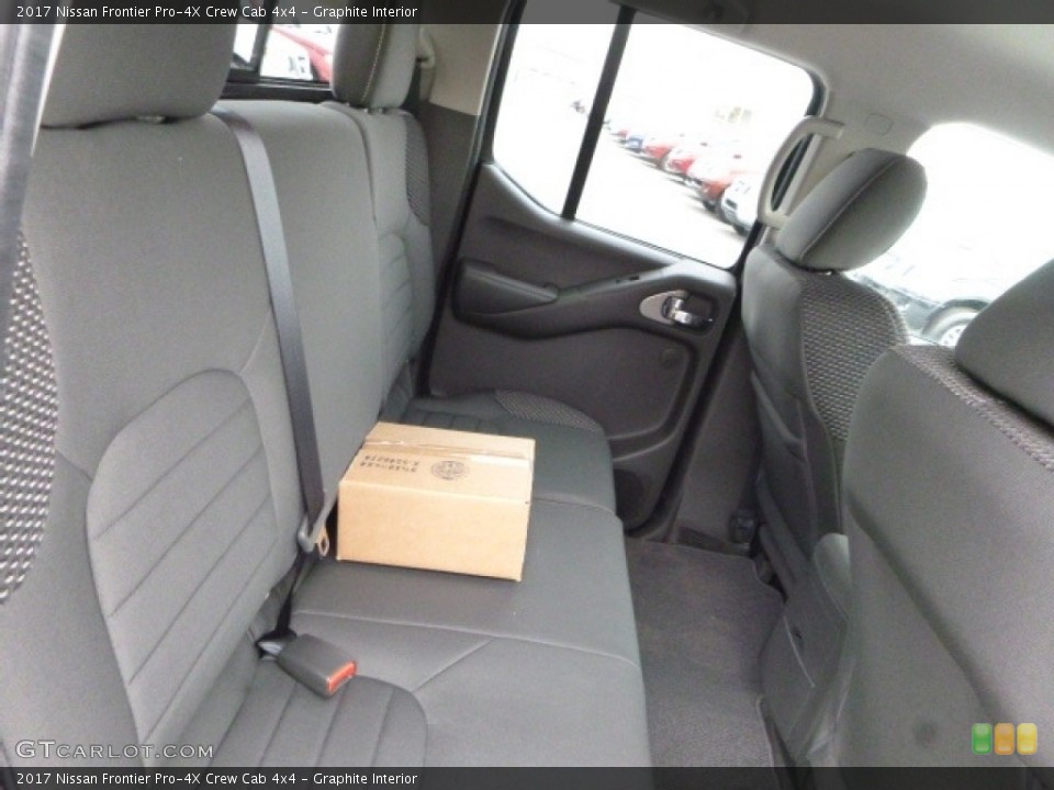 Graphite Interior Rear Seat for the 2017 Nissan Frontier Pro-4X Crew Cab 4x4 #116905268