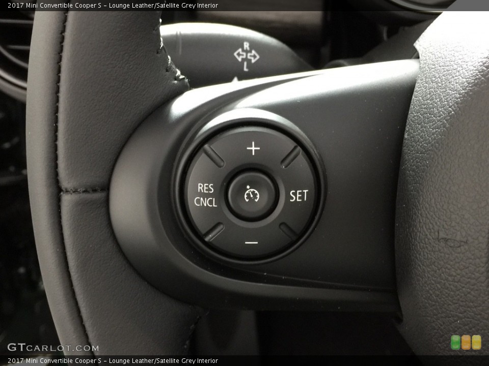 Lounge Leather/Satellite Grey Interior Controls for the 2017 Mini Convertible Cooper S #116905350