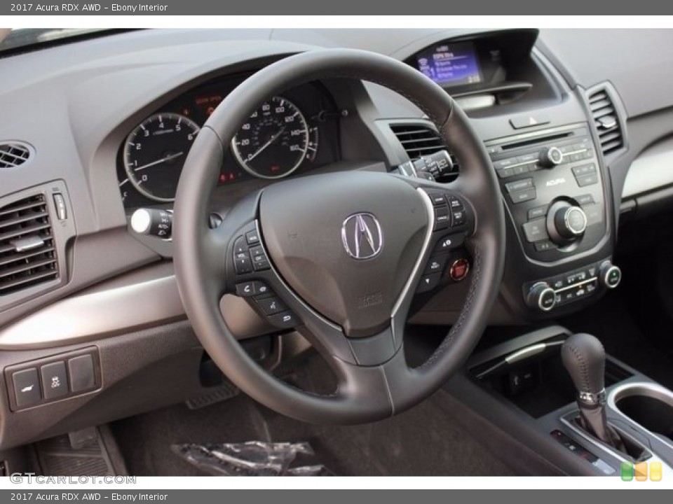 Ebony Interior Steering Wheel for the 2017 Acura RDX AWD #116905371