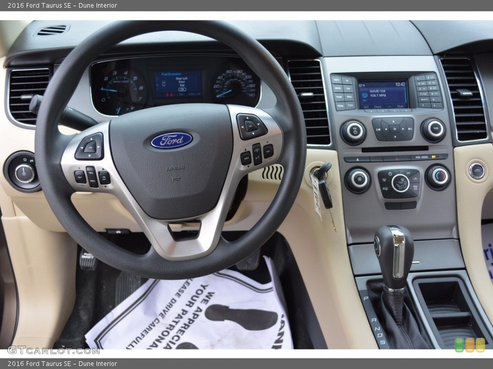 Dune Interior Dashboard for the 2016 Ford Taurus SE #116905589