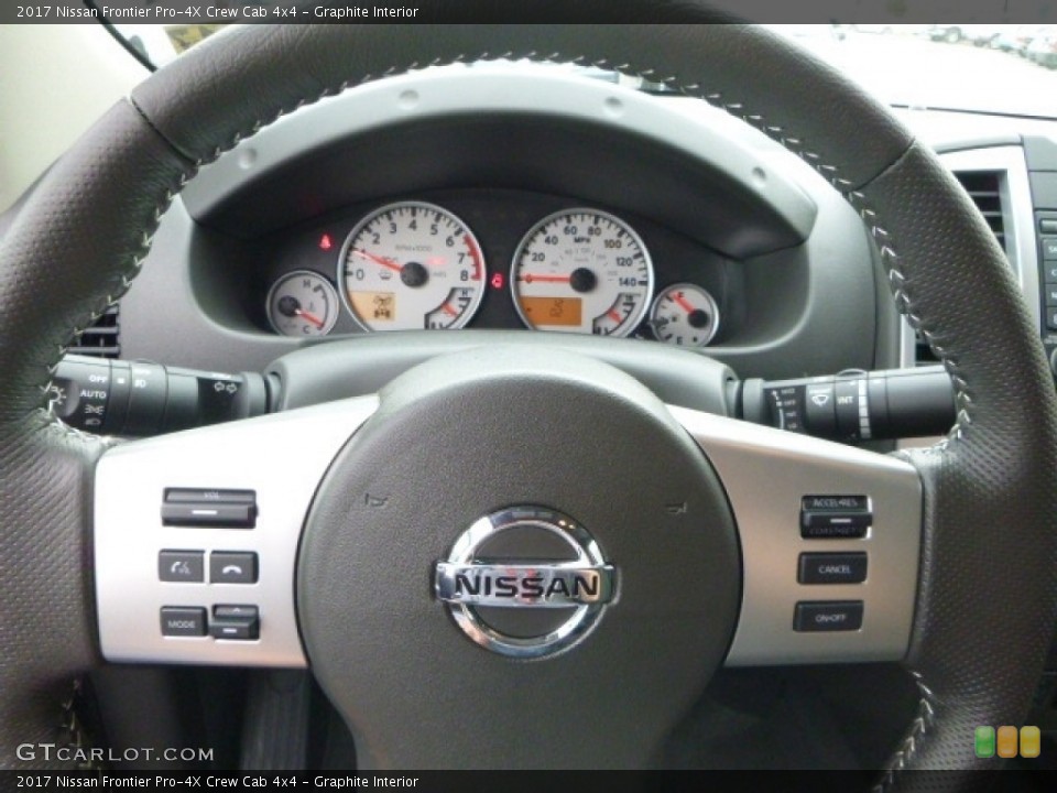 Graphite Interior Steering Wheel for the 2017 Nissan Frontier Pro-4X Crew Cab 4x4 #116905604
