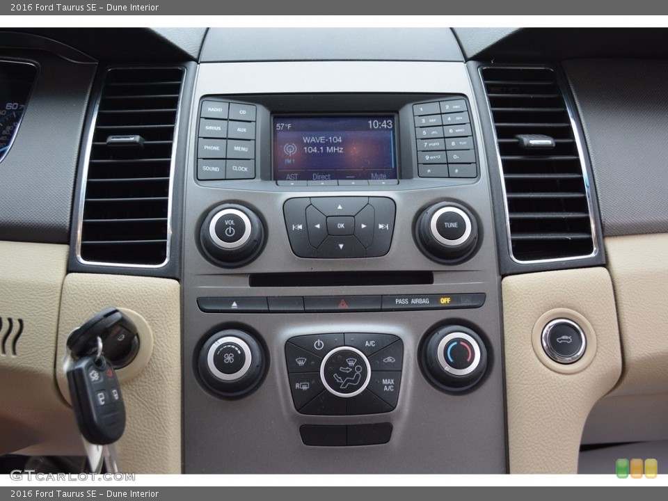 Dune Interior Controls for the 2016 Ford Taurus SE #116905634
