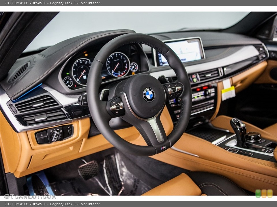 Cognac/Black Bi-Color Interior Dashboard for the 2017 BMW X6 xDrive50i #116905901