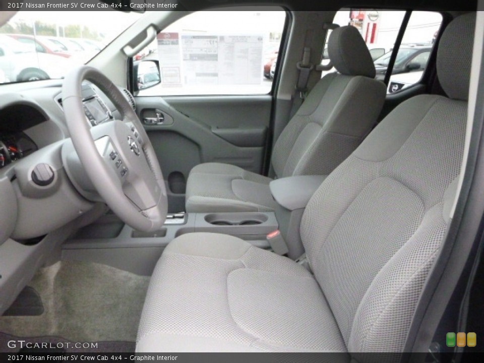 Graphite Interior Photo for the 2017 Nissan Frontier SV Crew Cab 4x4 #116905919