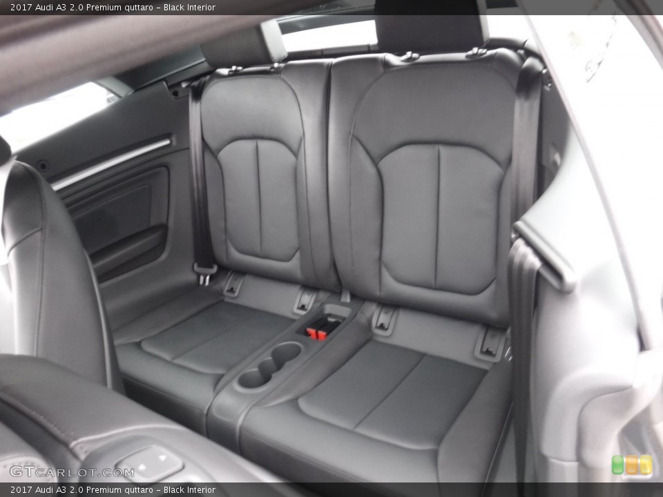 Black Interior Rear Seat for the 2017 Audi A3 2.0 Premium quttaro #116906402