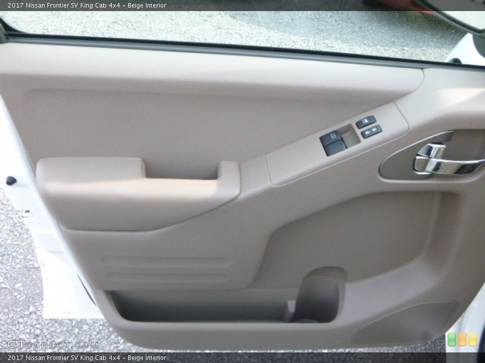 Beige Interior Door Panel for the 2017 Nissan Frontier SV King Cab 4x4 #116906810