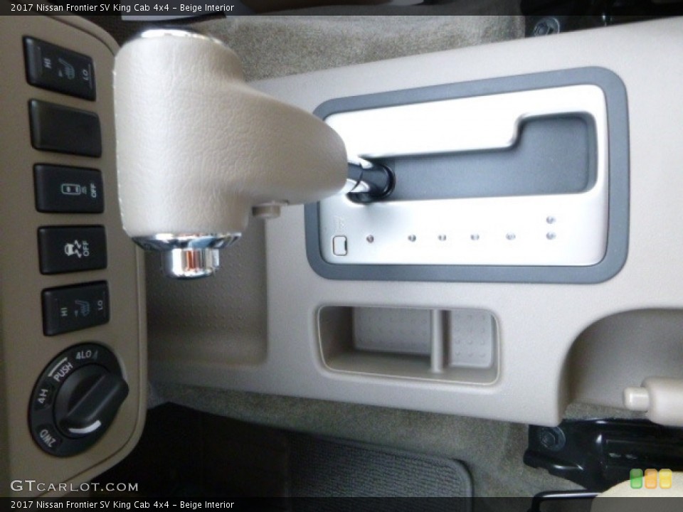 Beige Interior Transmission for the 2017 Nissan Frontier SV King Cab 4x4 #116906858