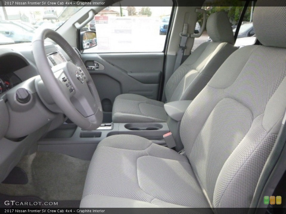 Graphite Interior Photo for the 2017 Nissan Frontier SV Crew Cab 4x4 #116907245