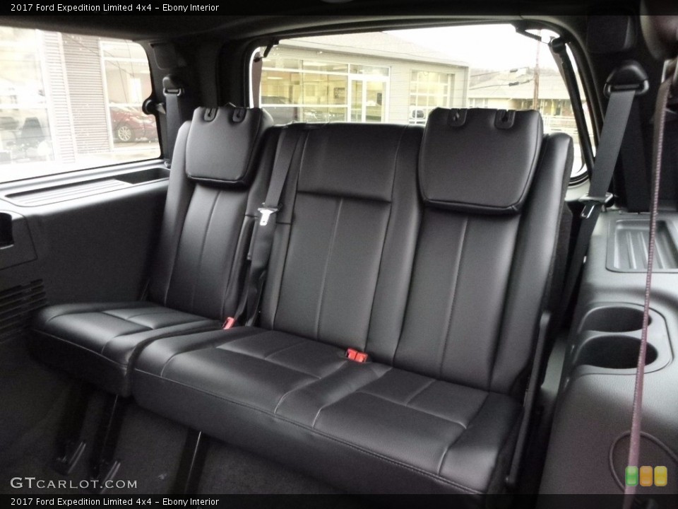 Ebony Interior Rear Seat for the 2017 Ford Expedition Limited 4x4 #116907251