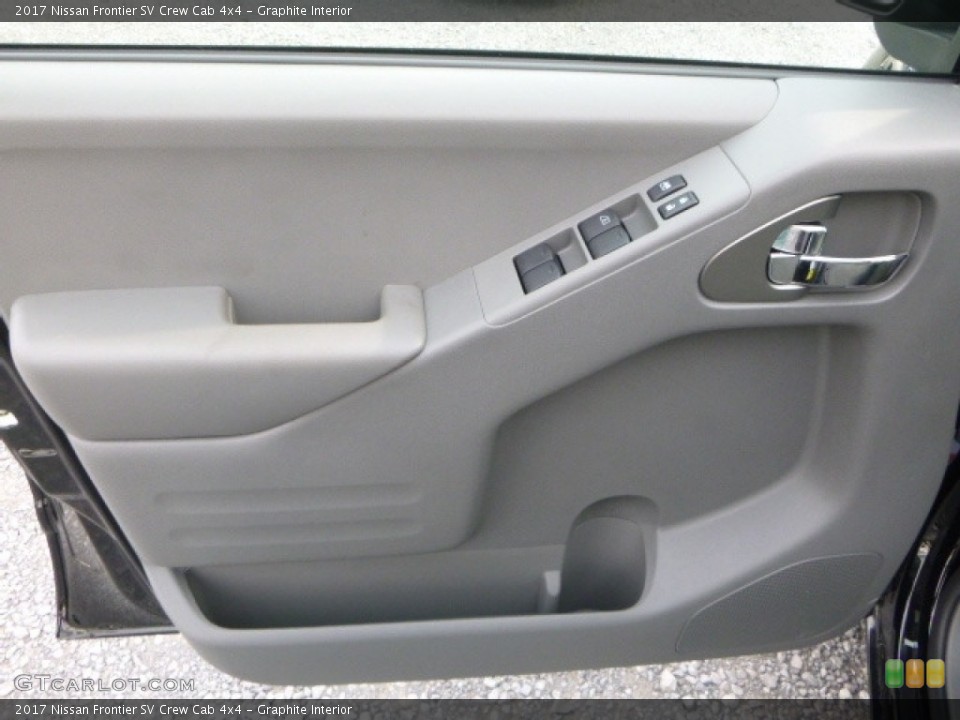 Graphite Interior Door Panel for the 2017 Nissan Frontier SV Crew Cab 4x4 #116907266
