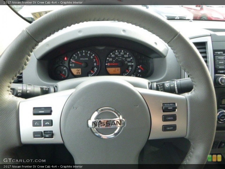 Graphite Interior Steering Wheel for the 2017 Nissan Frontier SV Crew Cab 4x4 #116907398