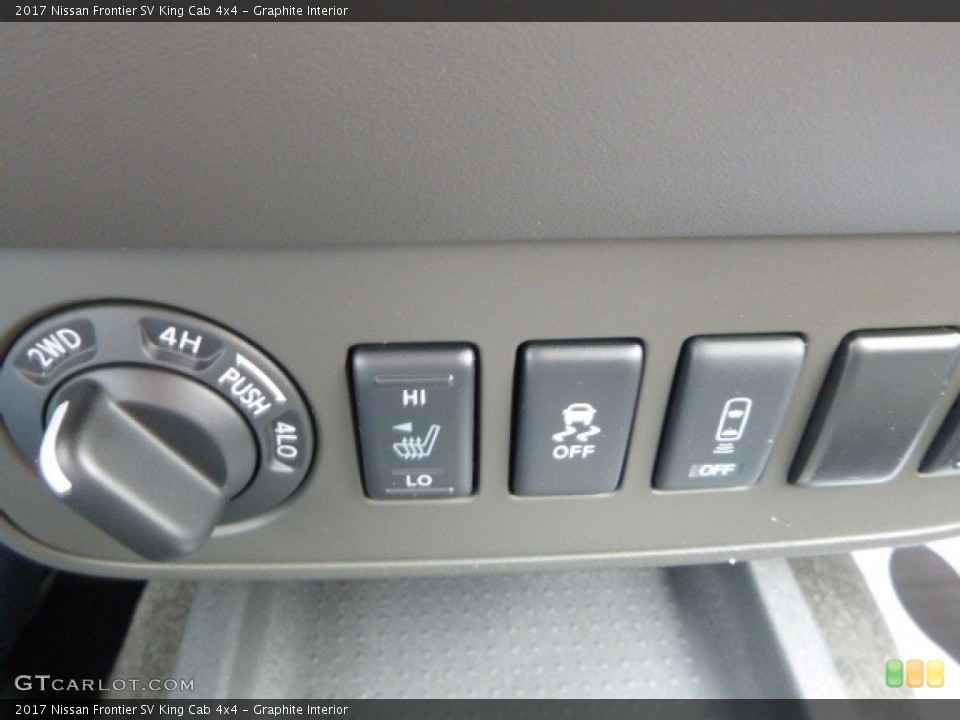 Graphite Interior Controls for the 2017 Nissan Frontier SV King Cab 4x4 #116908214