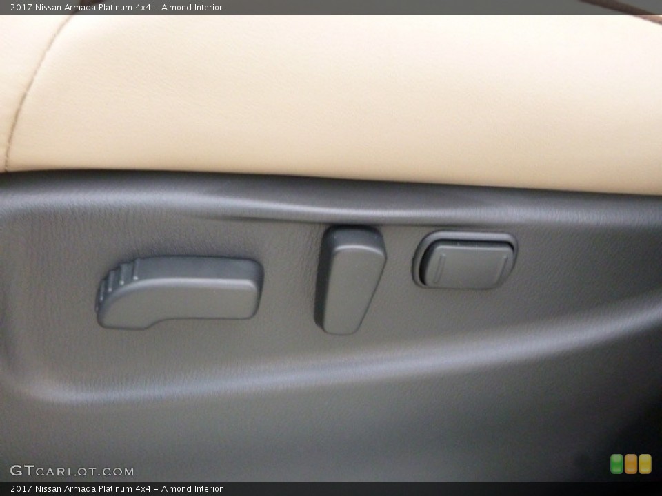 Almond Interior Controls for the 2017 Nissan Armada Platinum 4x4 #116909081