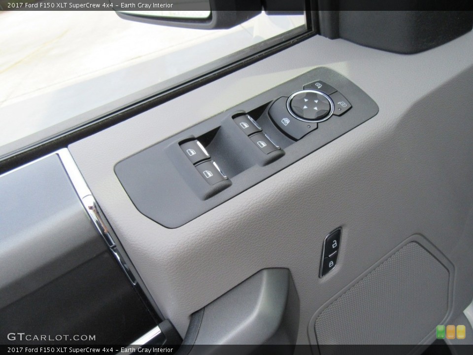Earth Gray Interior Controls for the 2017 Ford F150 XLT SuperCrew 4x4 #116909597