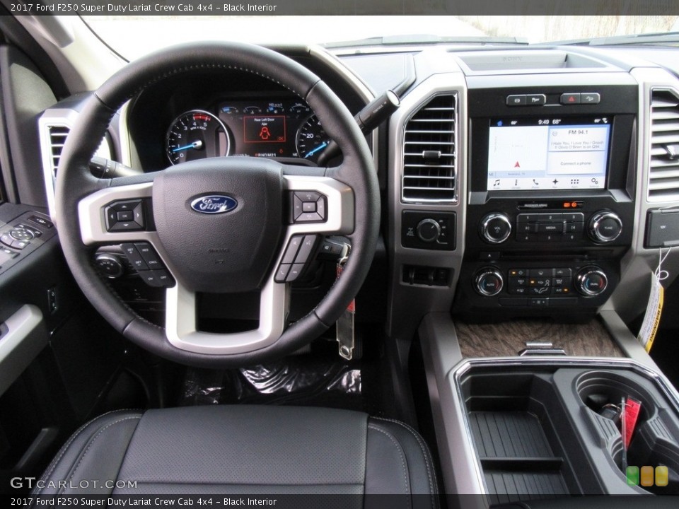 Black Interior Dashboard for the 2017 Ford F250 Super Duty Lariat Crew Cab 4x4 #116910680