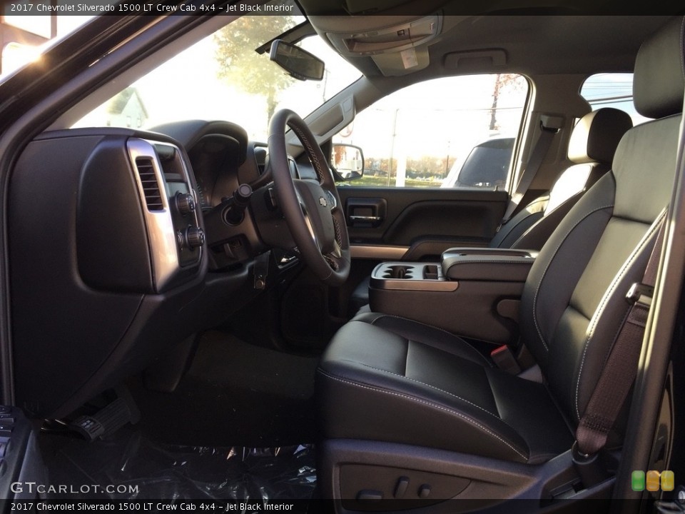 Jet Black Interior Front Seat for the 2017 Chevrolet Silverado 1500 LT Crew Cab 4x4 #116911946
