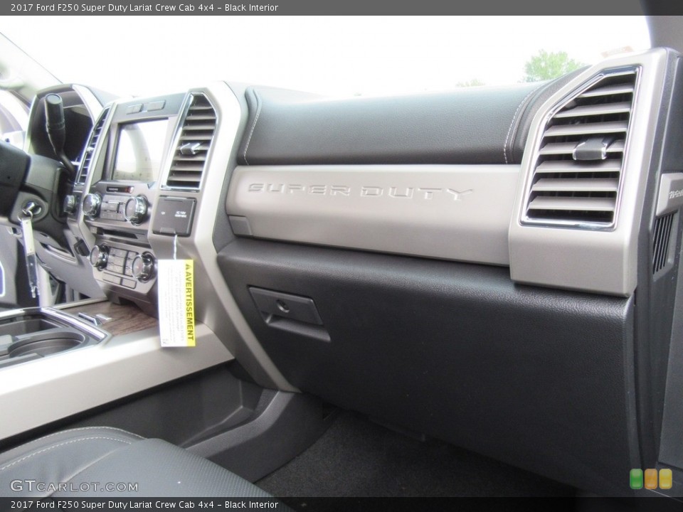Black Interior Dashboard for the 2017 Ford F250 Super Duty Lariat Crew Cab 4x4 #116912366
