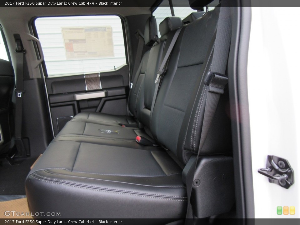 Black Interior Rear Seat for the 2017 Ford F250 Super Duty Lariat Crew Cab 4x4 #116912414