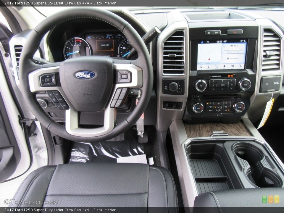 Black Interior Dashboard for the 2017 Ford F250 Super Duty Lariat Crew Cab 4x4 #116912546