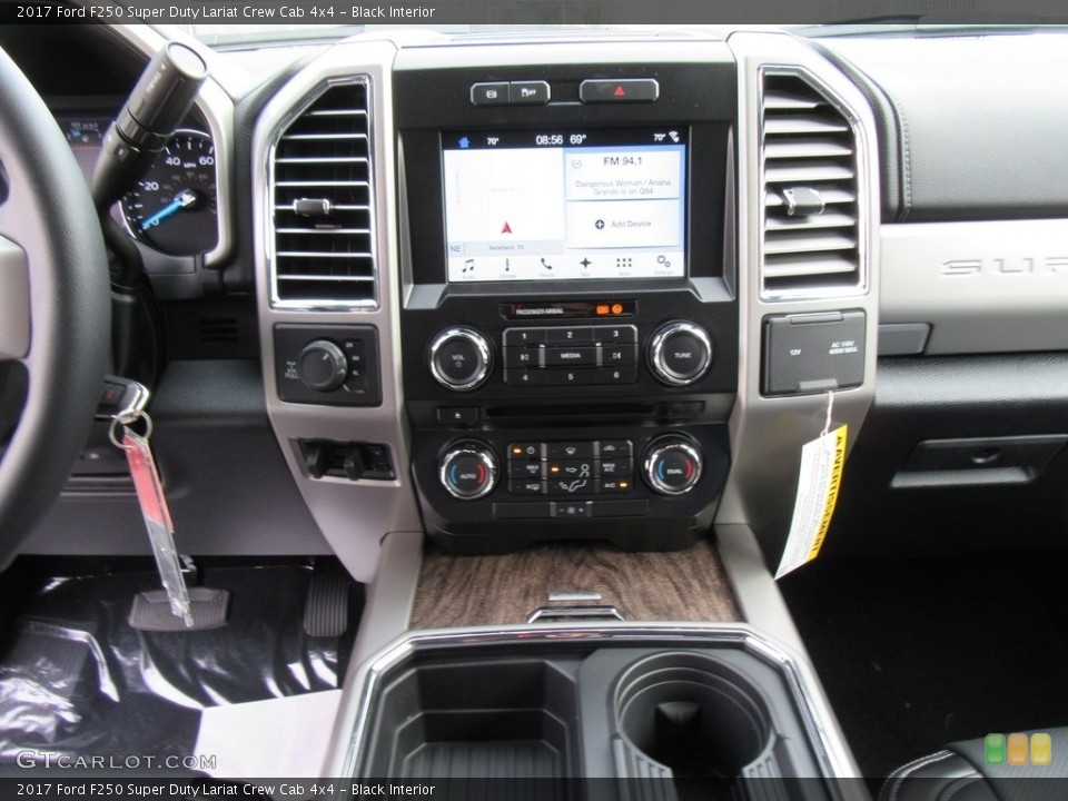 Black Interior Controls for the 2017 Ford F250 Super Duty Lariat Crew Cab 4x4 #116912567