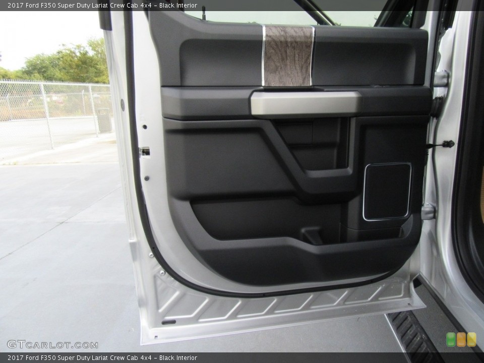 Black Interior Door Panel for the 2017 Ford F350 Super Duty Lariat Crew Cab 4x4 #116913287