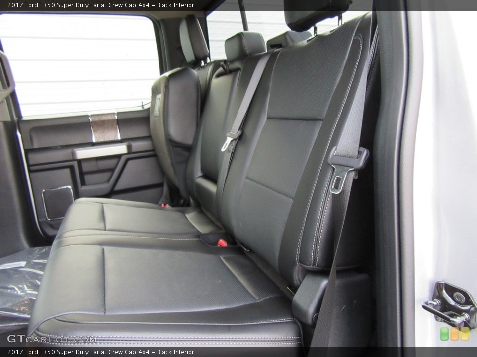 Black Interior Rear Seat for the 2017 Ford F350 Super Duty Lariat Crew Cab 4x4 #116913311
