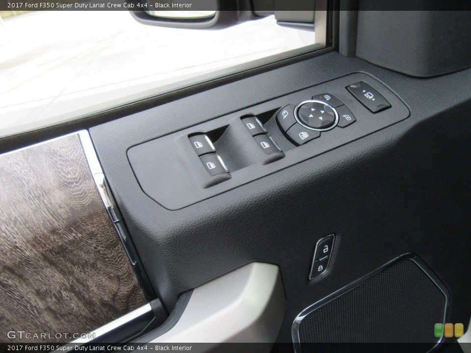 Black Interior Controls for the 2017 Ford F350 Super Duty Lariat Crew Cab 4x4 #116913359