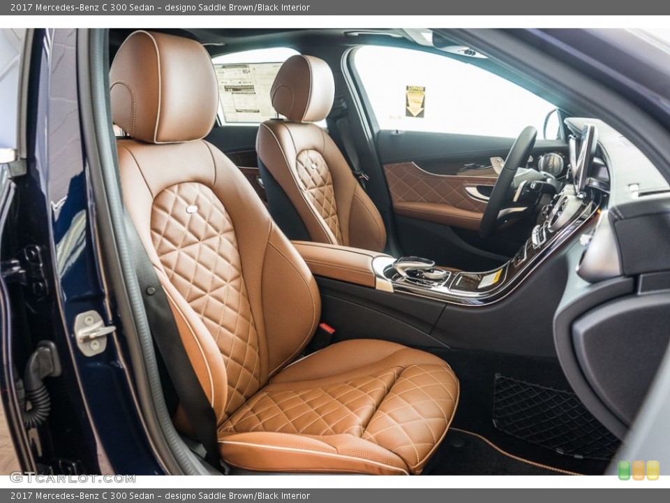 designo Saddle Brown/Black Interior Photo for the 2017 Mercedes-Benz C 300 Sedan #116916455
