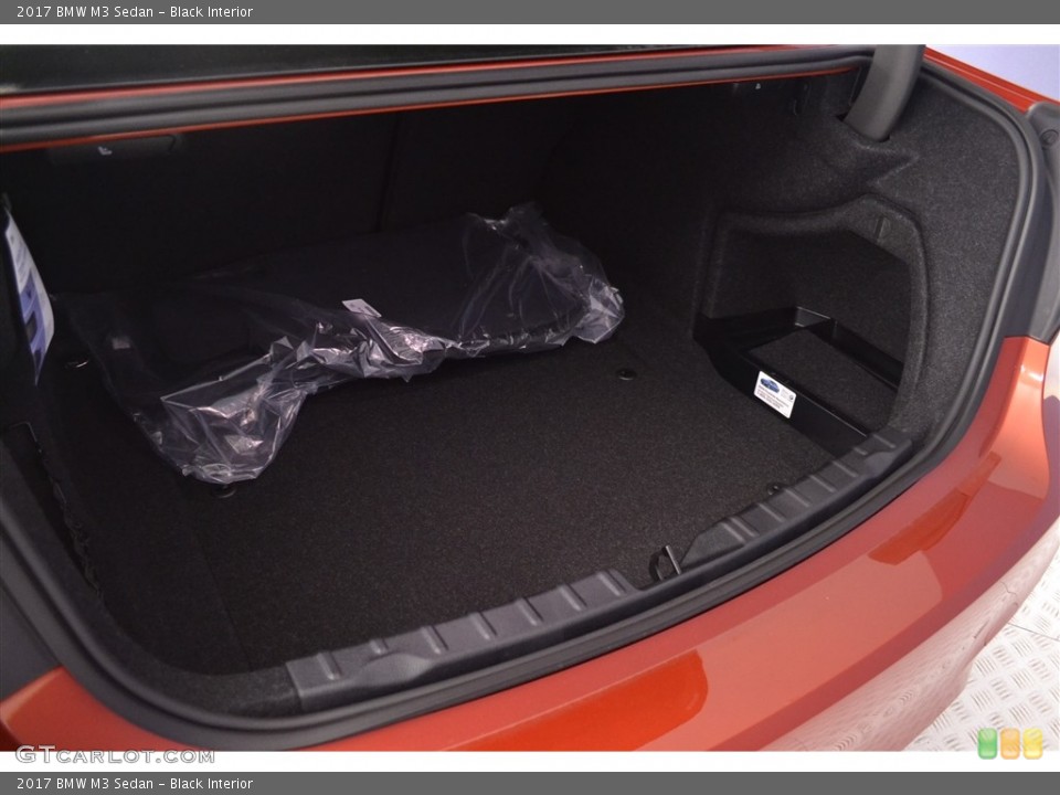 Black Interior Trunk for the 2017 BMW M3 Sedan #116917994