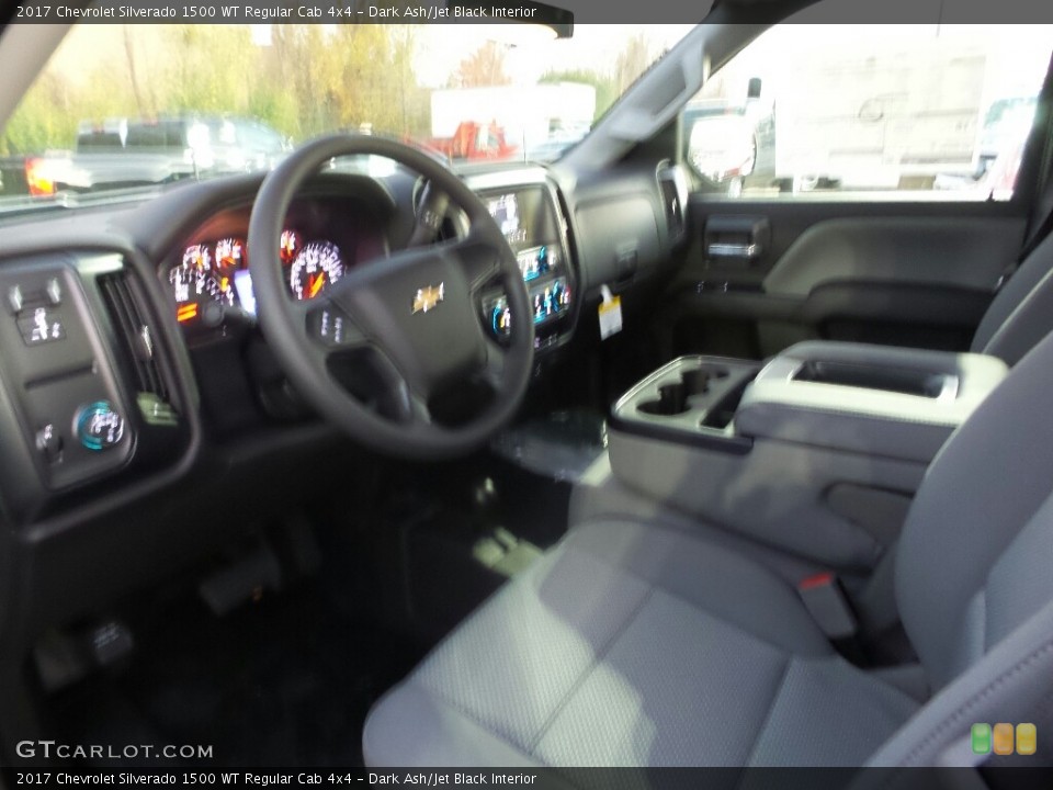 Dark Ash/Jet Black Interior Photo for the 2017 Chevrolet Silverado 1500 WT Regular Cab 4x4 #116921285