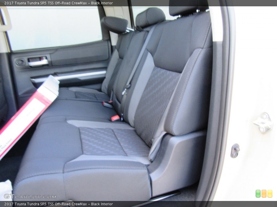 Black Interior Rear Seat for the 2017 Toyota Tundra SR5 TSS Off-Road CrewMax #116921969