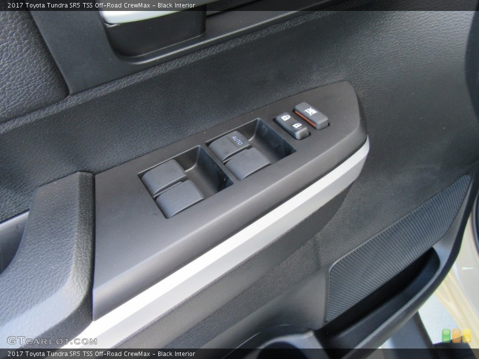 Black Interior Controls for the 2017 Toyota Tundra SR5 TSS Off-Road CrewMax #116922014