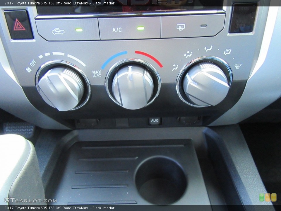 Black Interior Controls for the 2017 Toyota Tundra SR5 TSS Off-Road CrewMax #116922173