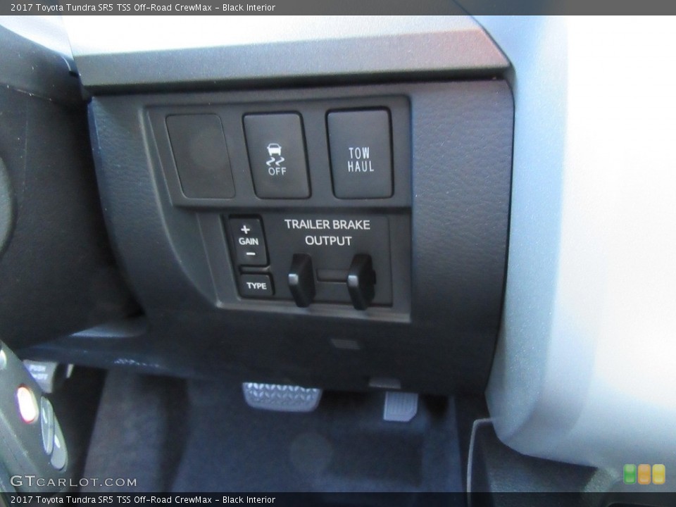 Black Interior Controls for the 2017 Toyota Tundra SR5 TSS Off-Road CrewMax #116922230