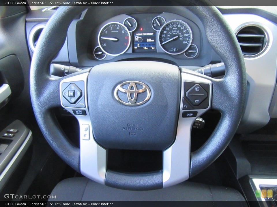 Black Interior Steering Wheel for the 2017 Toyota Tundra SR5 TSS Off-Road CrewMax #116922260