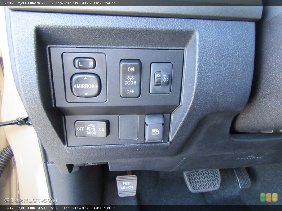 Black Interior Controls for the 2017 Toyota Tundra SR5 TSS Off-Road CrewMax #116922317