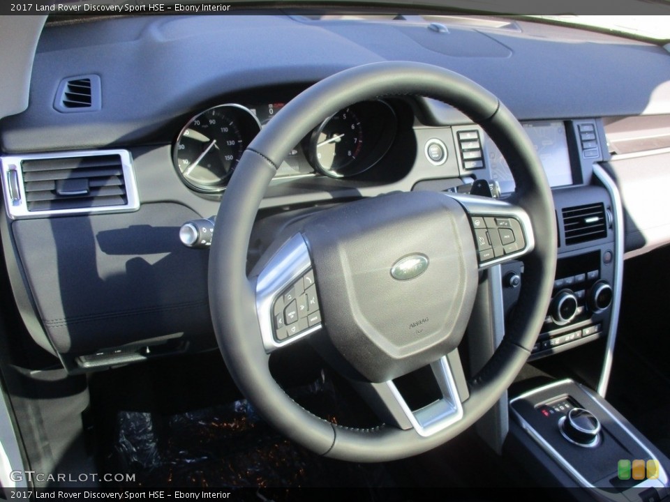 Ebony Interior Steering Wheel for the 2017 Land Rover Discovery Sport HSE #116922701