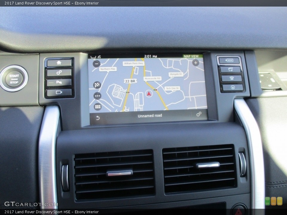 Ebony Interior Navigation for the 2017 Land Rover Discovery Sport HSE #116922746