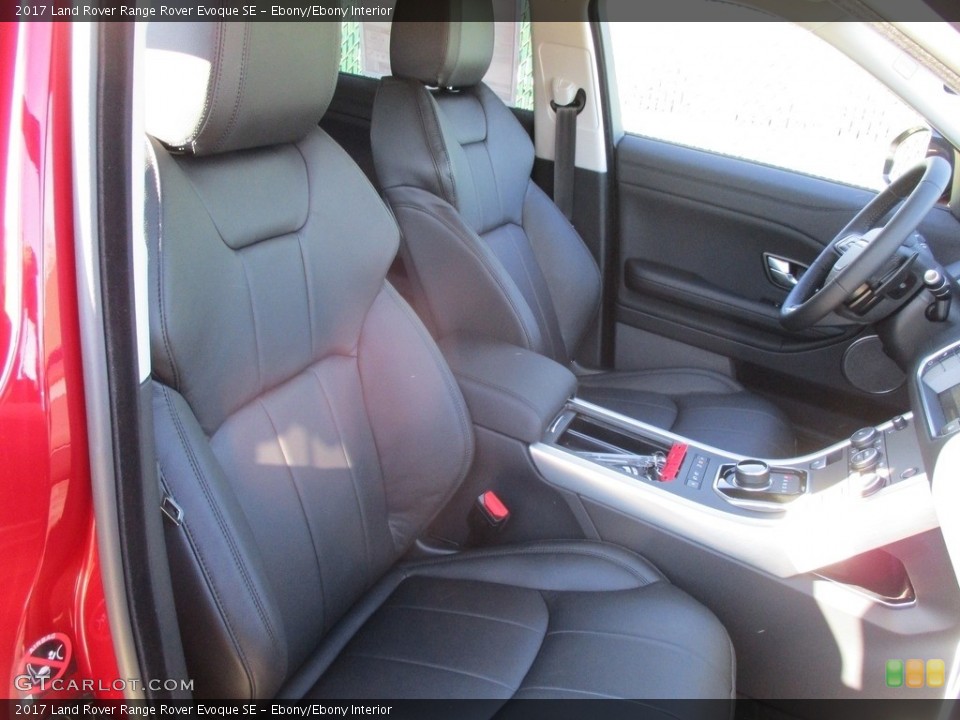 Ebony/Ebony Interior Front Seat for the 2017 Land Rover Range Rover Evoque SE #116923085