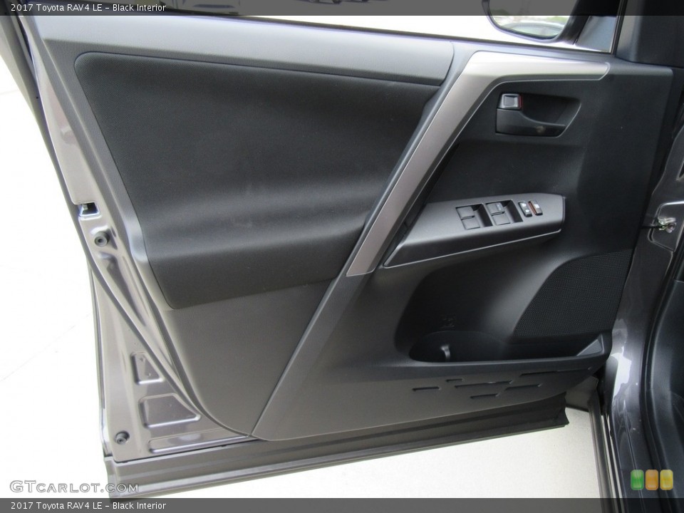 Black Interior Door Panel for the 2017 Toyota RAV4 LE #116927189